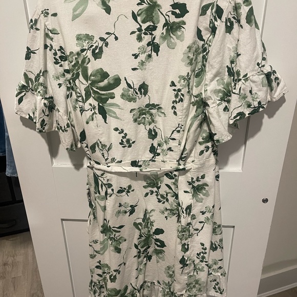 Abercrombie linen wrap dress size XLT - Picture 6 of 6